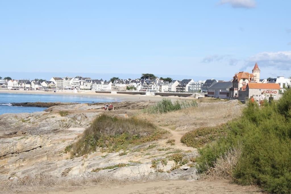 « L'Oceanix » Vue Grande Plage 2Ch Wifi Quiberon Esterno foto
