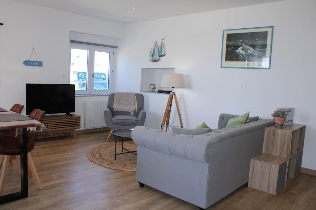 « L'Oceanix » Vue Grande Plage 2Ch Wifi Quiberon Esterno foto