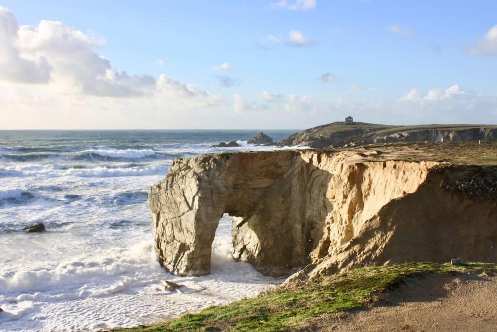 « L'Oceanix » Vue Grande Plage 2Ch Wifi Quiberon Esterno foto