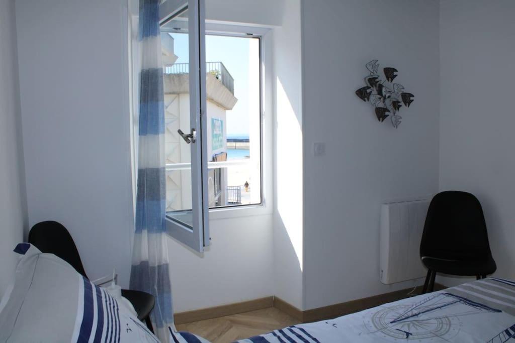 « L'Oceanix » Vue Grande Plage 2Ch Wifi Quiberon Esterno foto