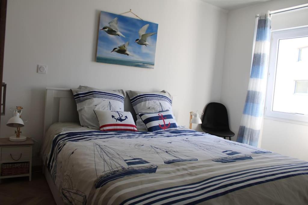 « L'Oceanix » Vue Grande Plage 2Ch Wifi Quiberon Esterno foto