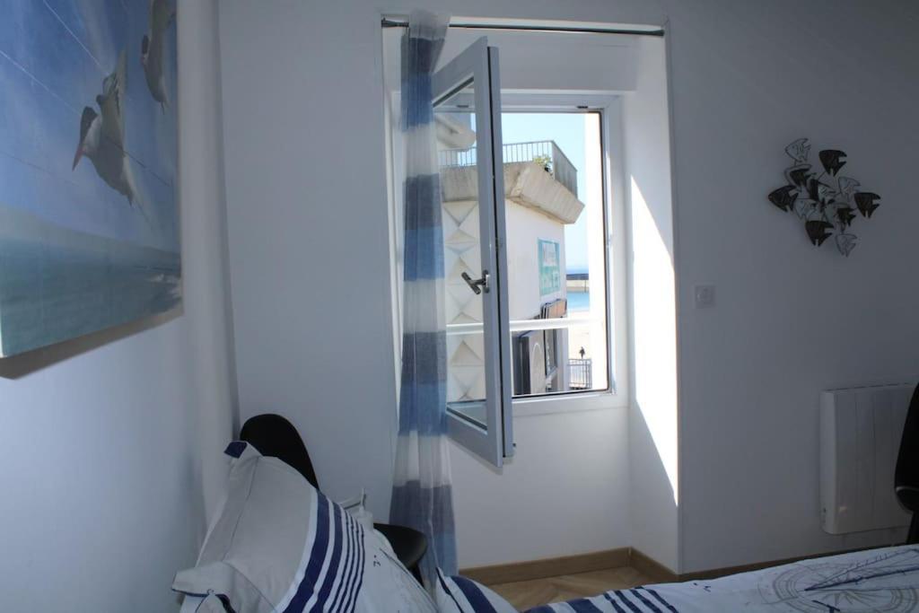 « L'Oceanix » Vue Grande Plage 2Ch Wifi Quiberon Esterno foto