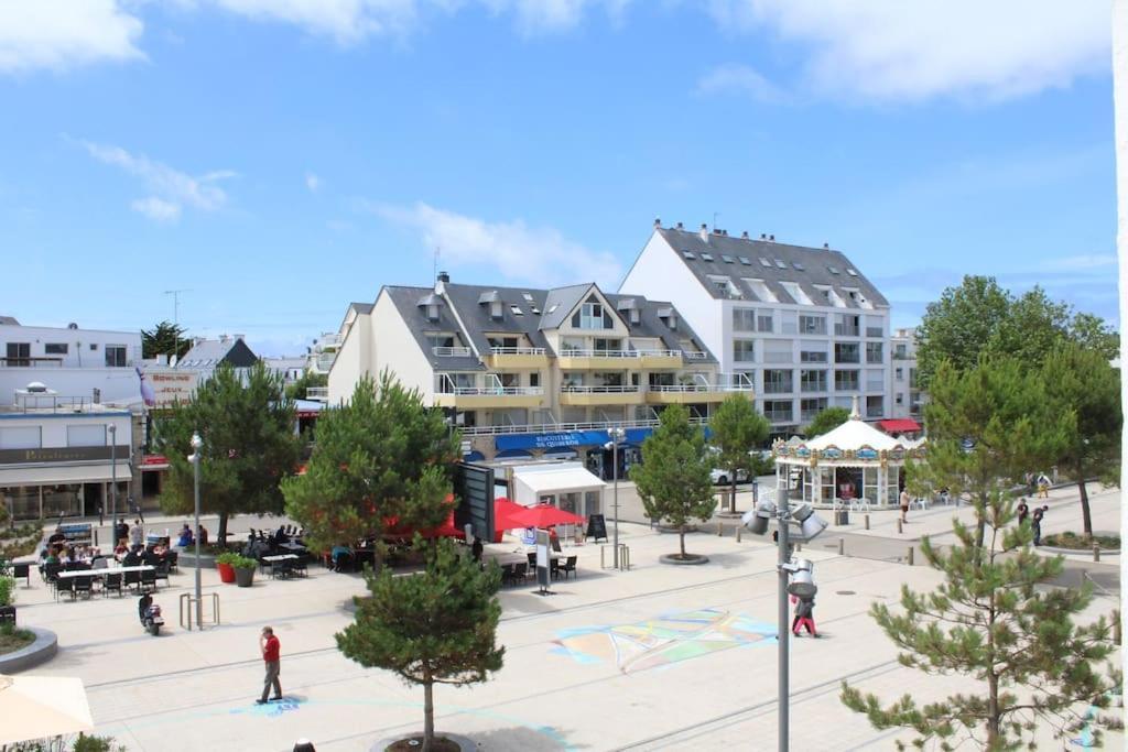 « L'Oceanix » Vue Grande Plage 2Ch Wifi Quiberon Esterno foto