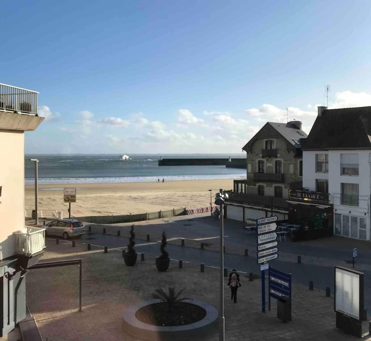 « L'Oceanix » Vue Grande Plage 2Ch Wifi Quiberon Esterno foto